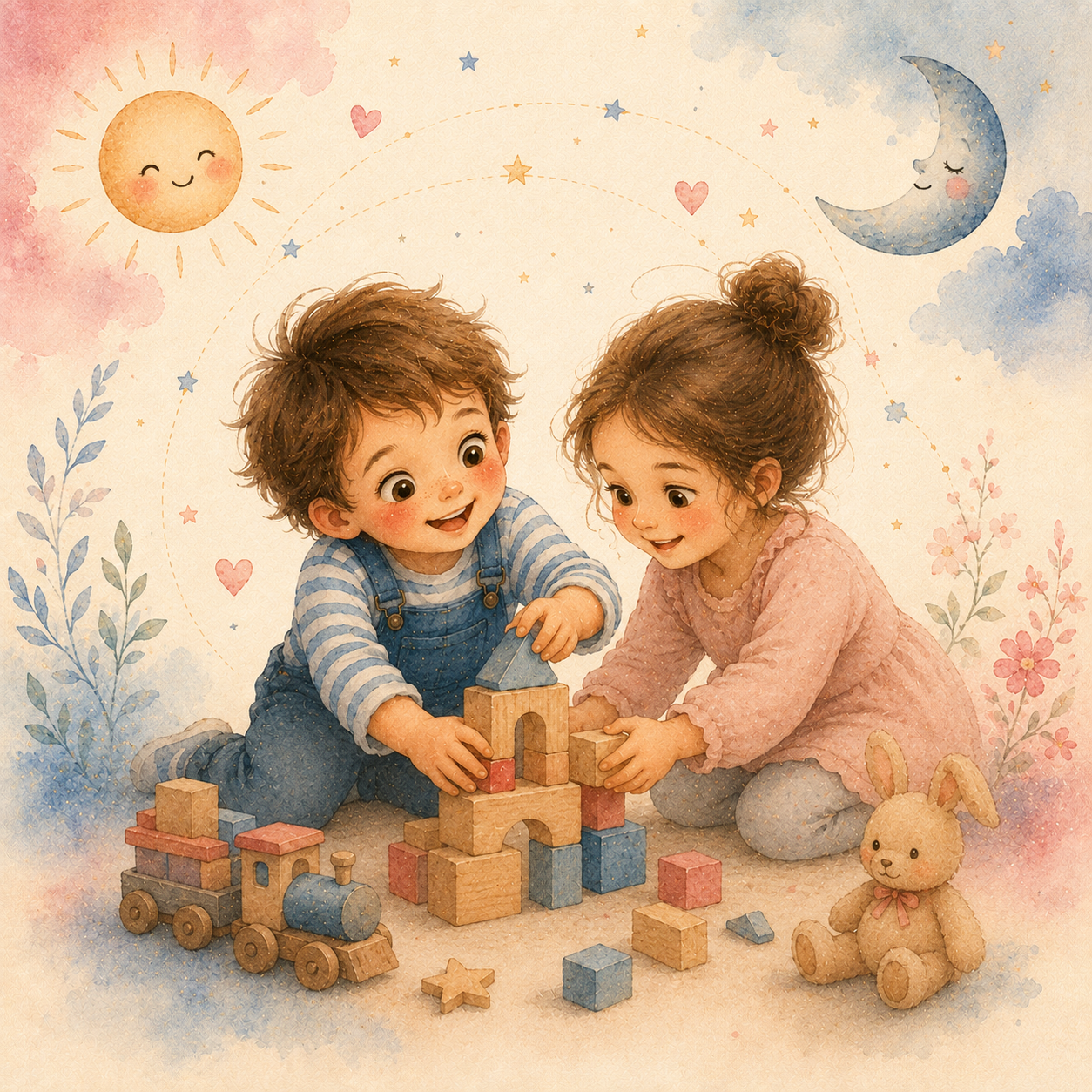 Ilustrație pentru raportul Dinamica dintre frați